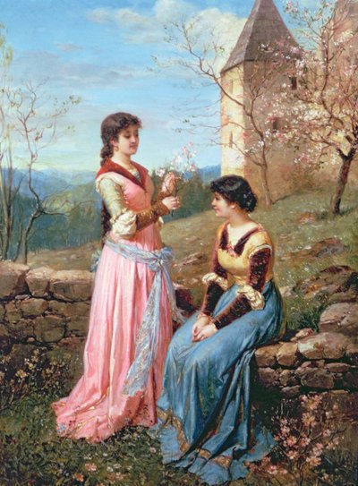 Primavera en la Toscana de Italian School